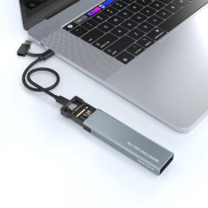 Rocketek M.2 NVME&SATA SSD Enclosure 10Gbps With Aluminum Case