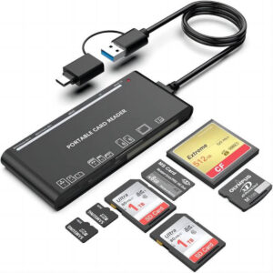 Rocketek 7 in 1 Multi Card Reader Support SD+TF+CF+XD+MS Card