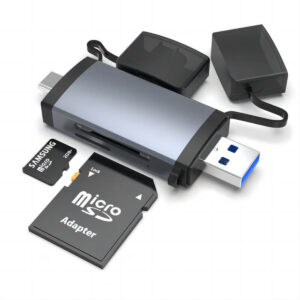 Rocketek SD TF Card Reader 2 in 1 With USB A And C Port