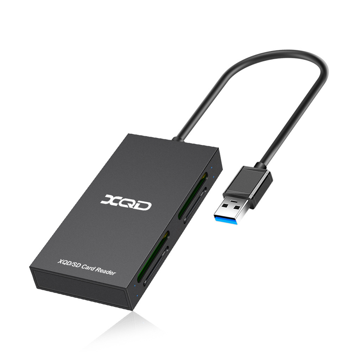 Rocketek 4-in-1 XQD/SD Card Reader Simultaneous Read 4 Card