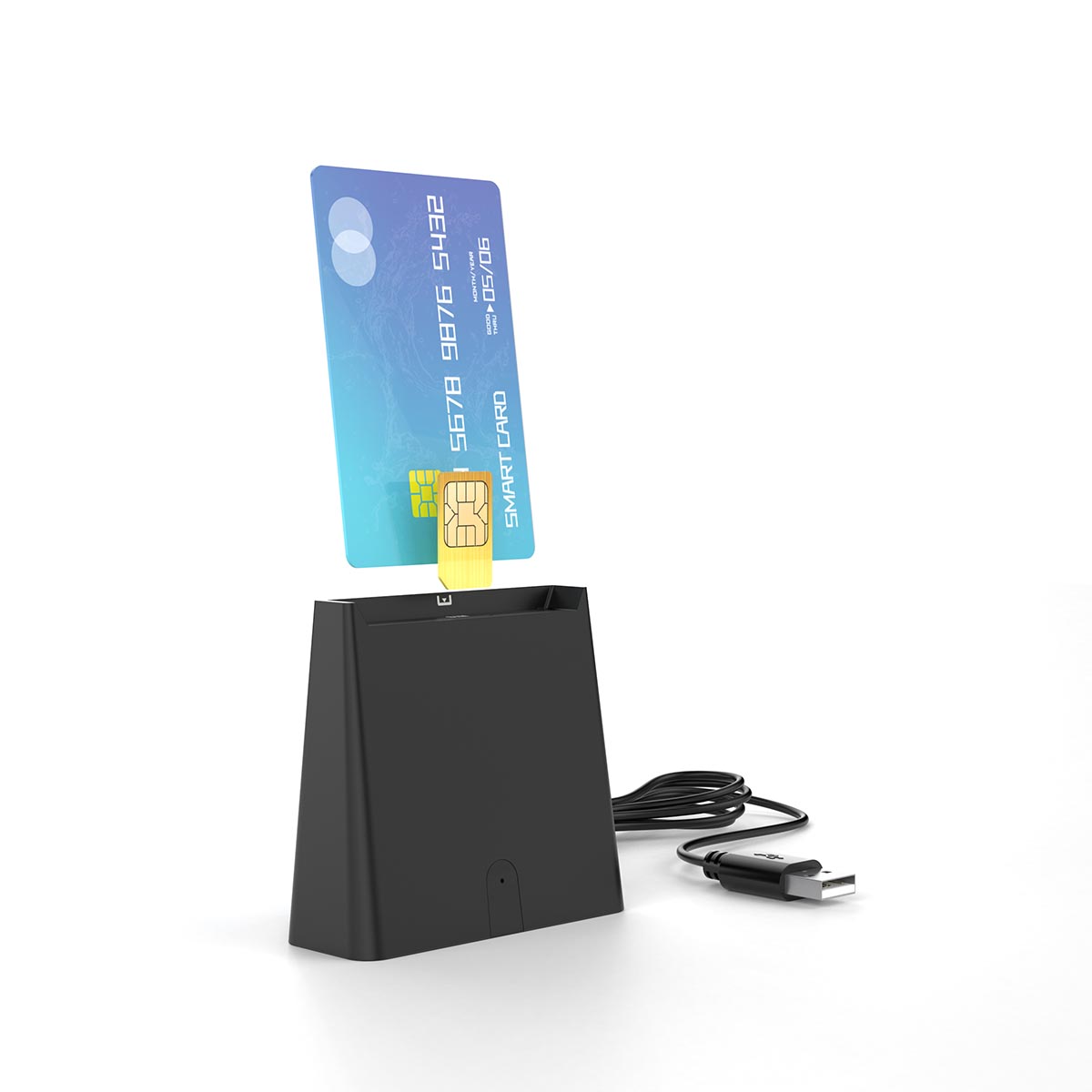 Rocketek USB Common Access CAC SIM Card Smart Card Reader