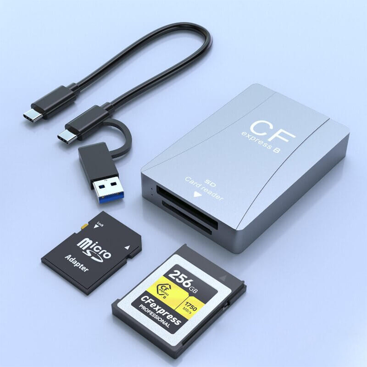 Rocketek USB Card Reader for CFExpress Type B and SD Cards