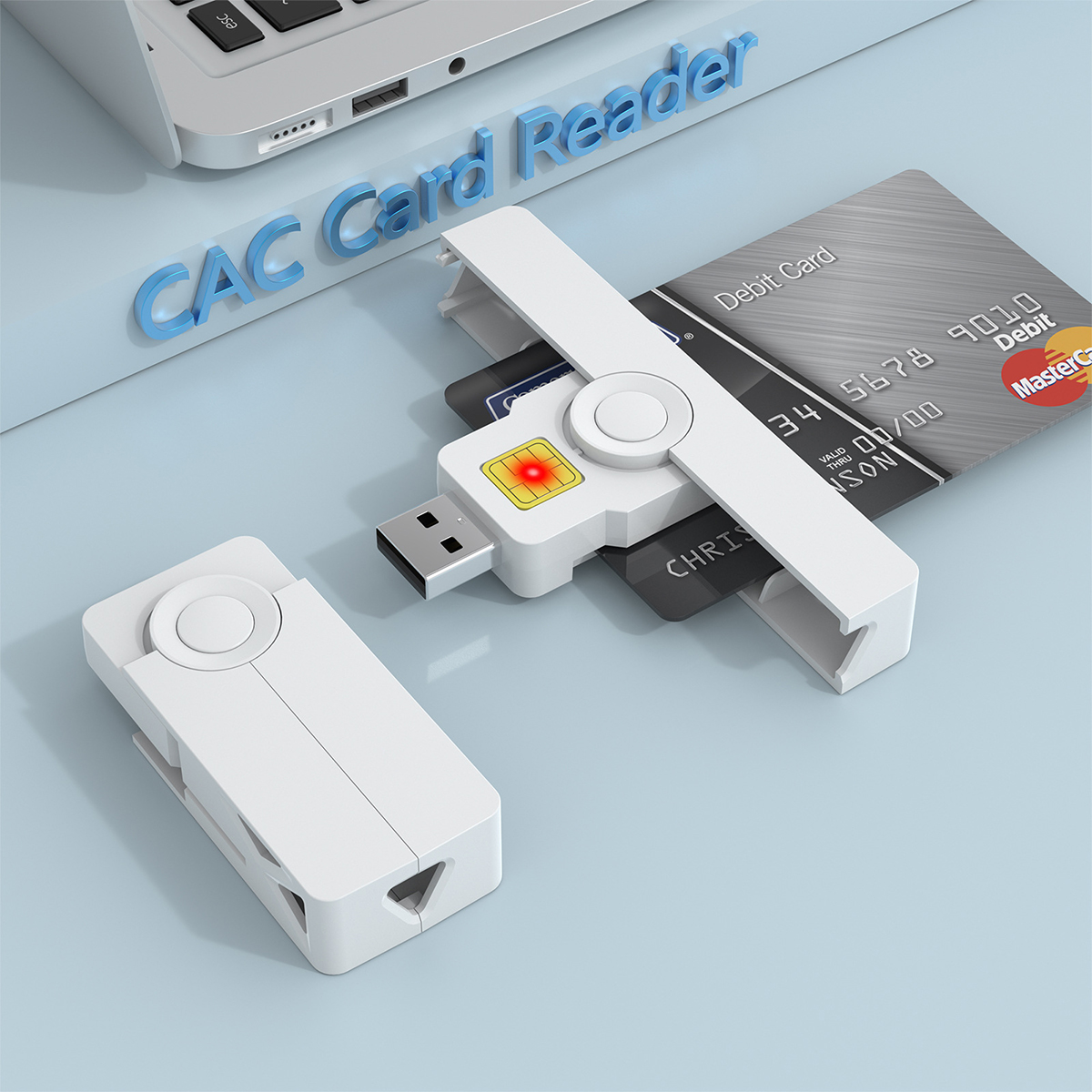 Rocketek Smart Card Reader USB EMV External Card Reader