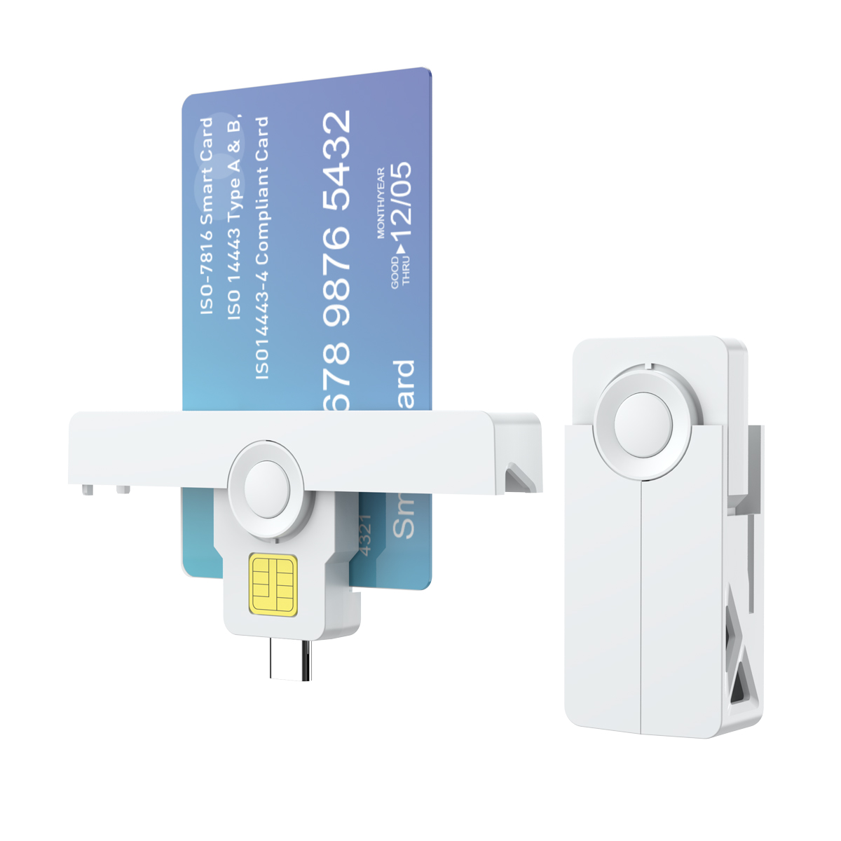 Rocketek Foldable Smart Card Reader, Convenient to Carry