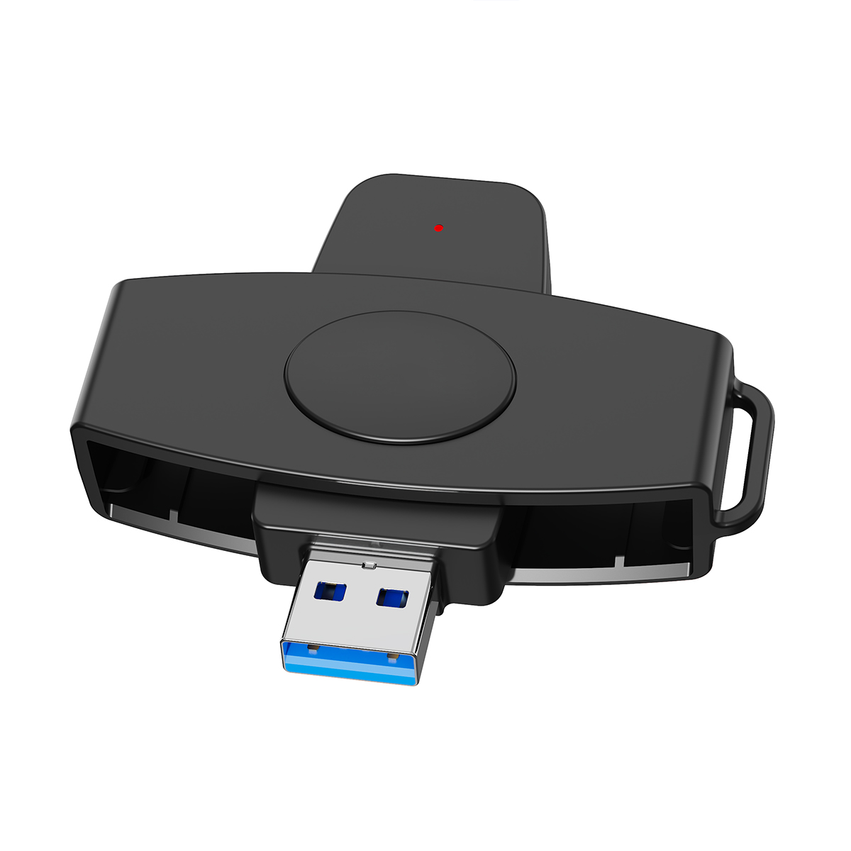 Rocketek CAC Reader, DOD Military USB Common Access CAC Card Reader, Smart Card Reader