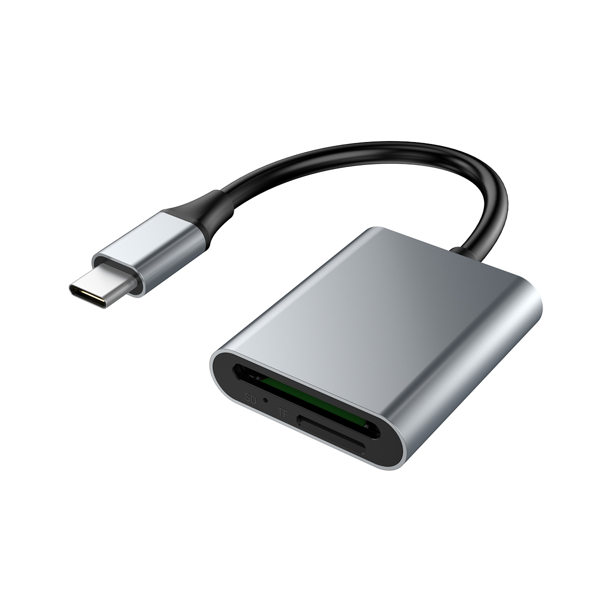 Rocketek SD4.0 Card Reader 2 in 1 SD/Micro SD UHS II Card Adapter USB C