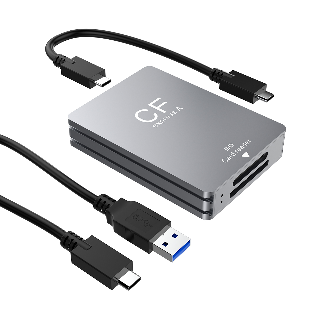 Rocketek 2 in 1 CFexpress Type A and SD Memory Card Reader