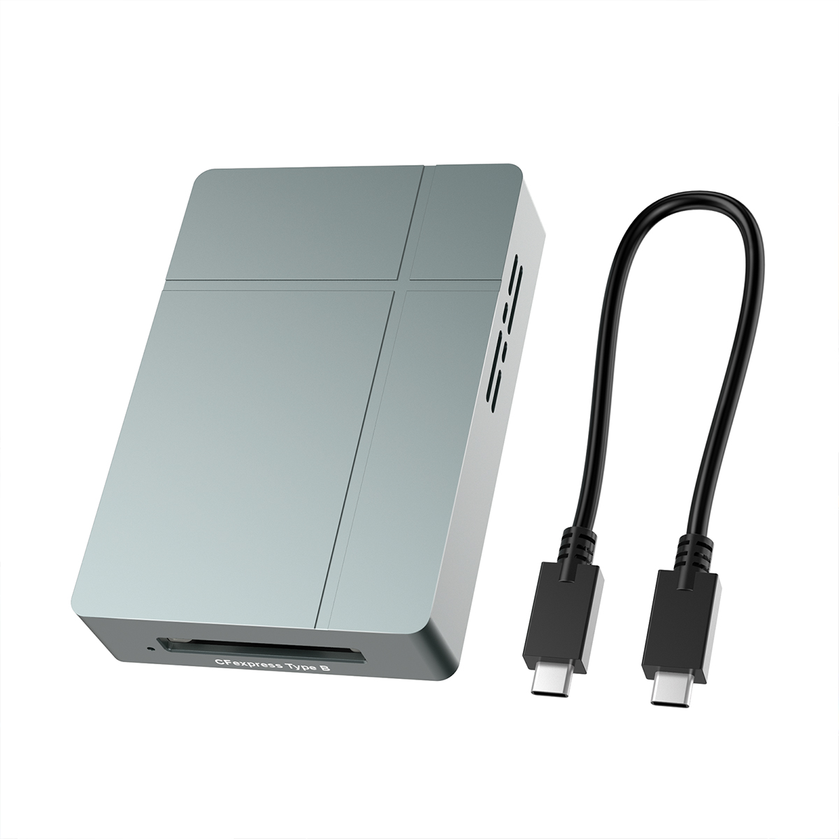 Rocketek 40Gbps CFexpress 4.0 Type B Card Reader Portable Aluminum Memory Card Adapter