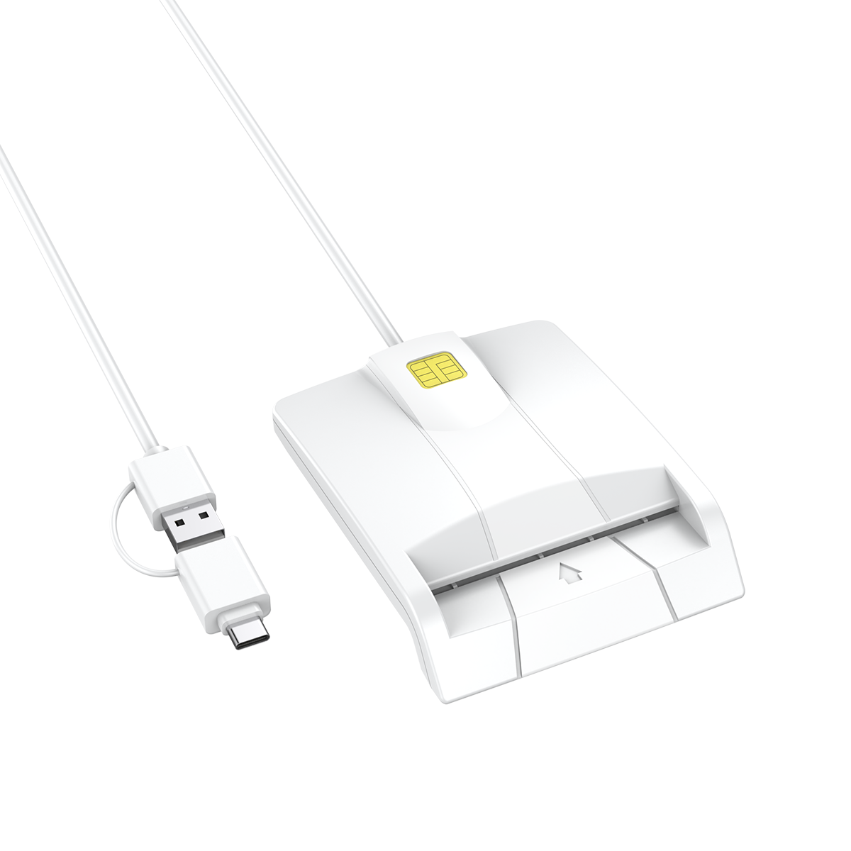 Rocketek Smart Card Reader USB 2.0 ISO7816 Card Reader