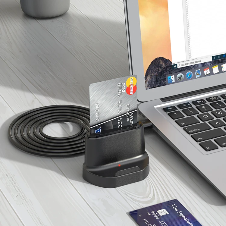 Rocketek CAC Card Reader Military, Smart Card Reader DOD Military USB Common Access CAC