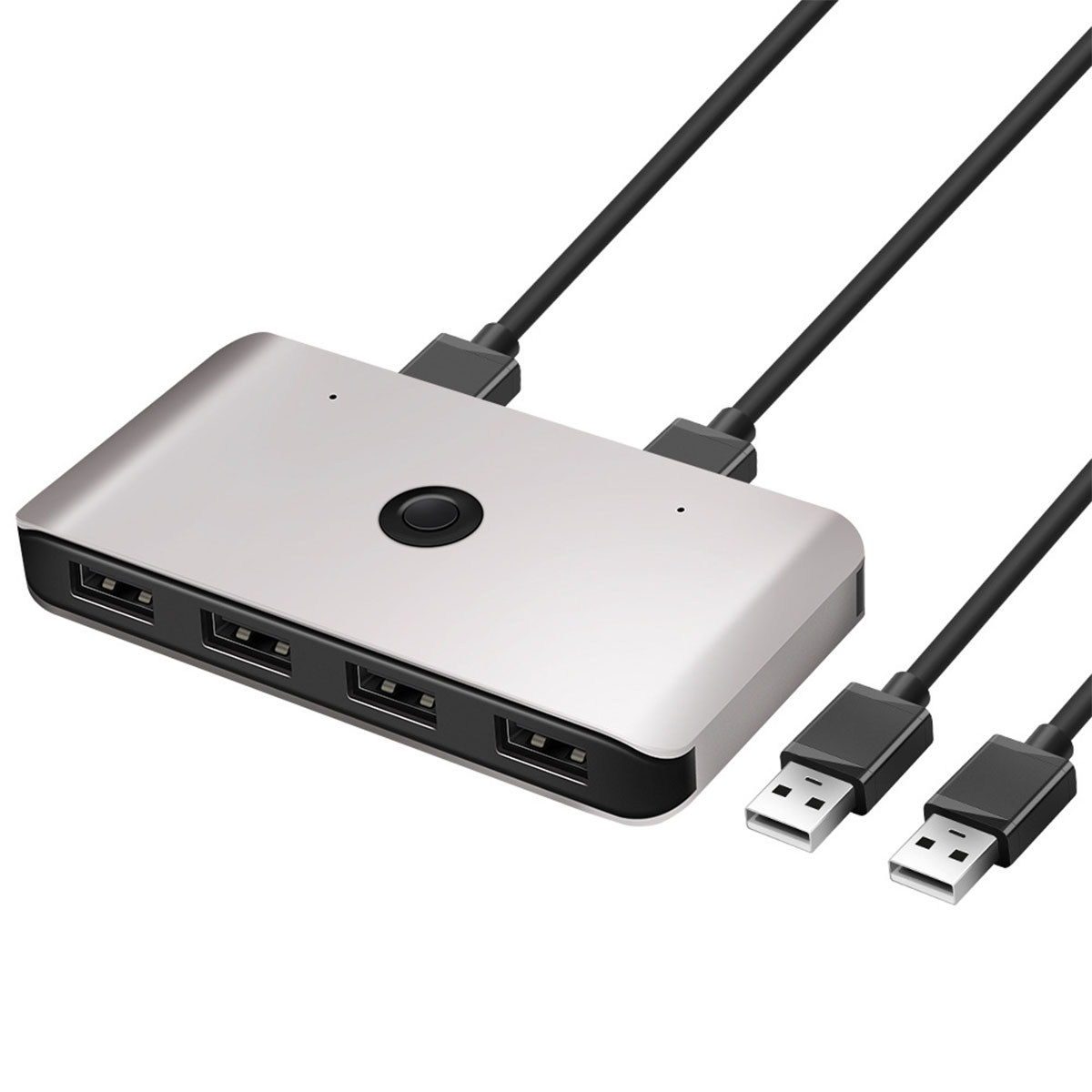 Rocketek USB 3.0 KVM Switch 2 Computers Share 4 USB Devices