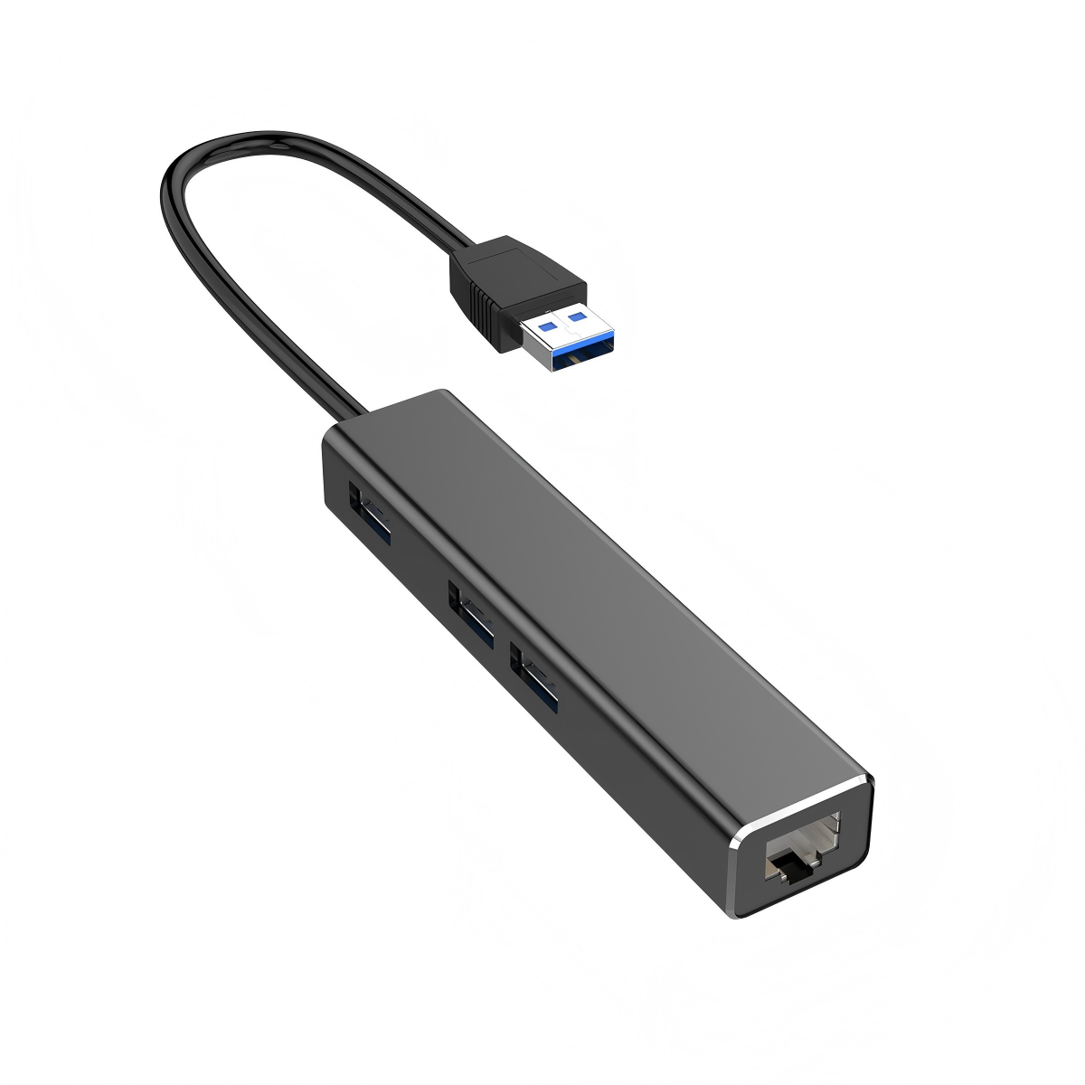Rocketek USB Hub USB A to Tripple USB3.0 and Ethernet Port
