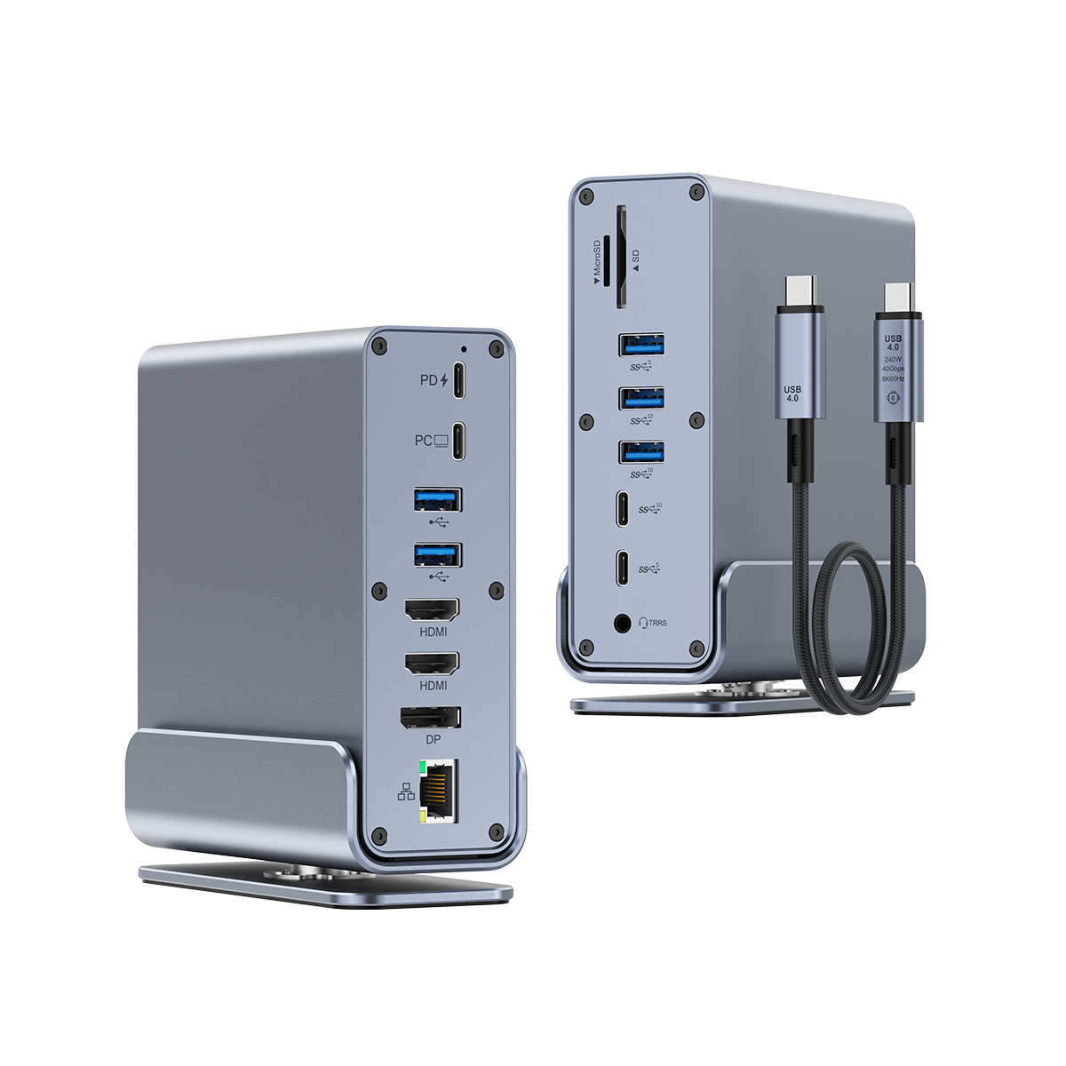 Rocketek USB C Docking Station 16 IN 1 With Triple 4K Display