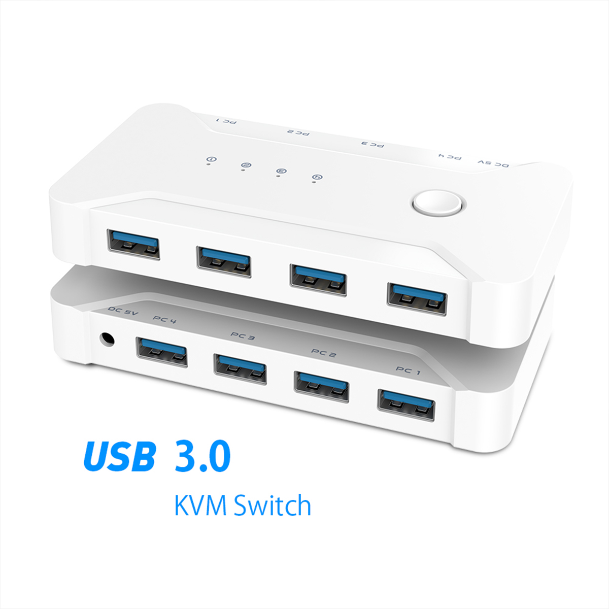 Rocketek USB 3.0 KVM Switch 4 USB Input to 4 USB Output