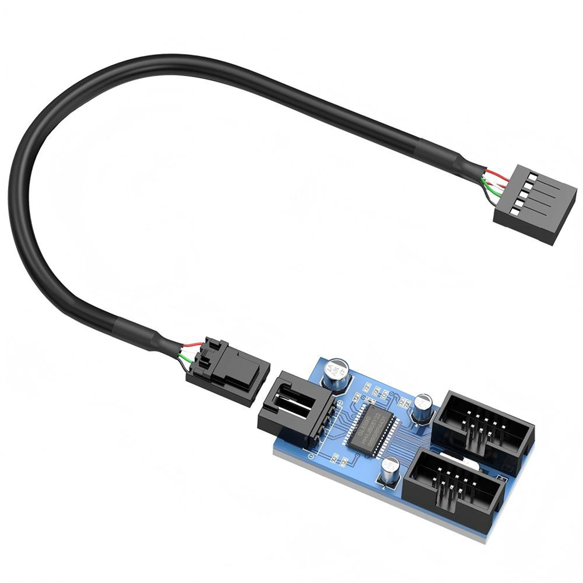 Rocketek Internal USB 2.0 9Pin Splitter Hub Motherboard Header