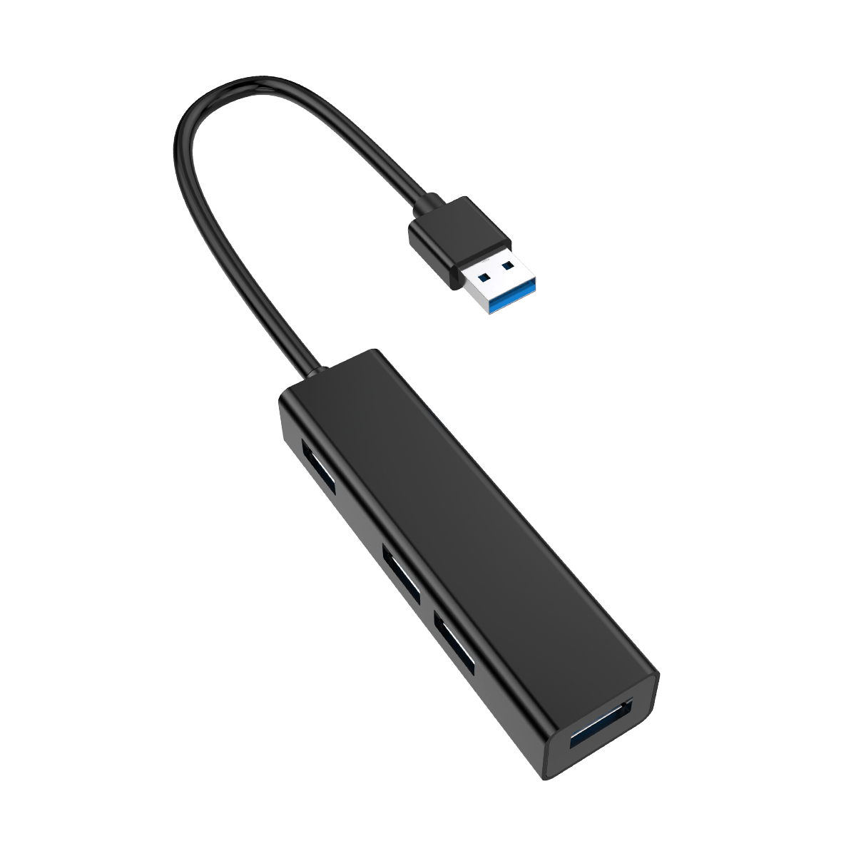 Rocketek 4 Port USB Hub with Aluminum Alloy USB3.0 5Gbps
