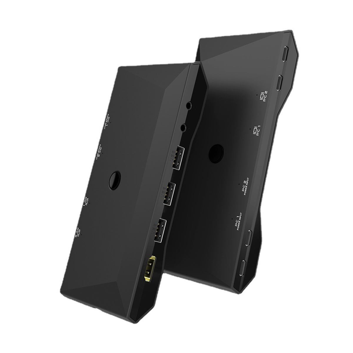 Rocketek USB C KVM Switch 4K 60Hz Type C KVM Switcher with 60W PD Power Charging