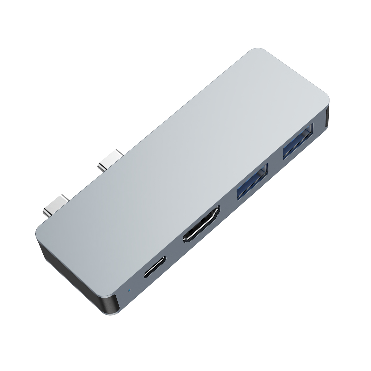 Rocketek Dual USB C Hub with Full function Type C and USB-A and HDMI 4K30Hz